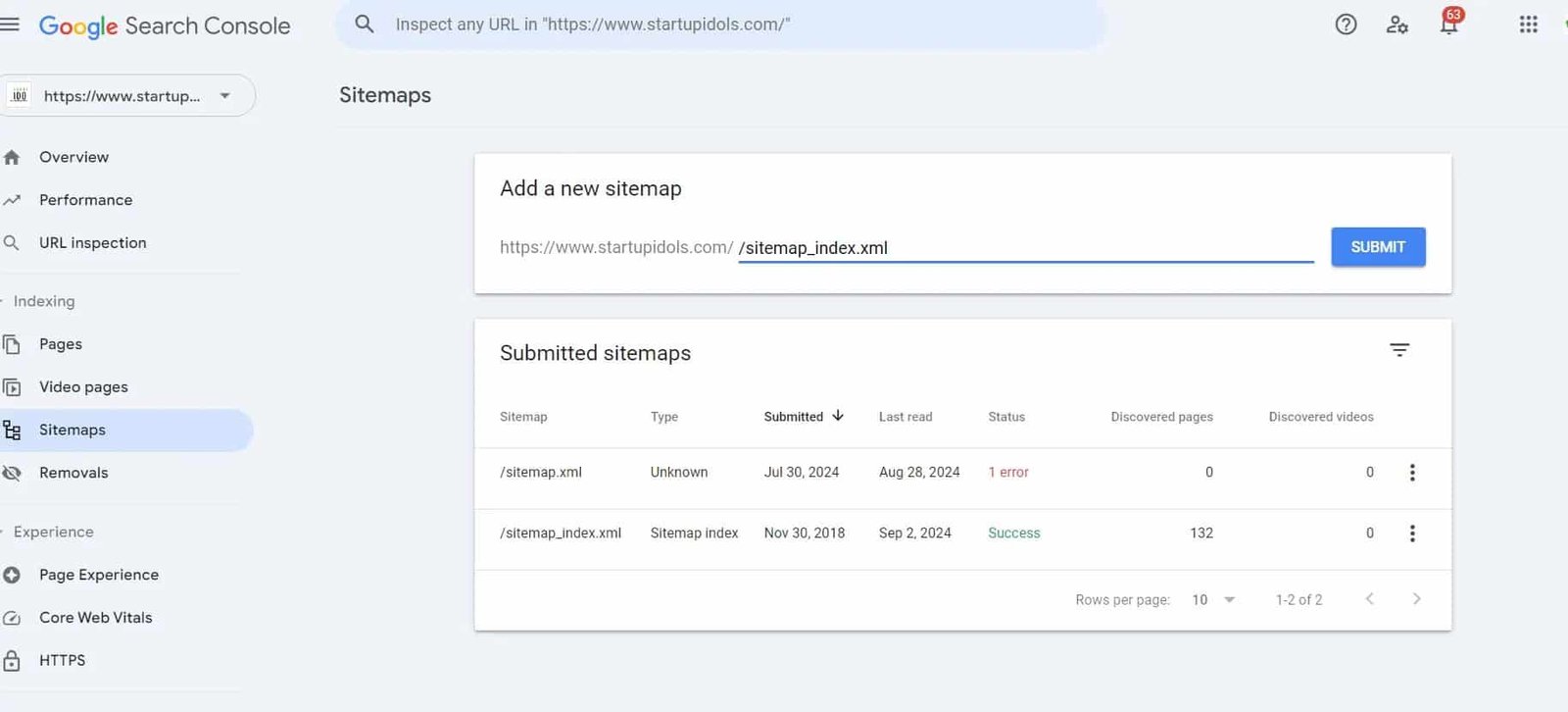 Submitting Sitemaps to Search Engines